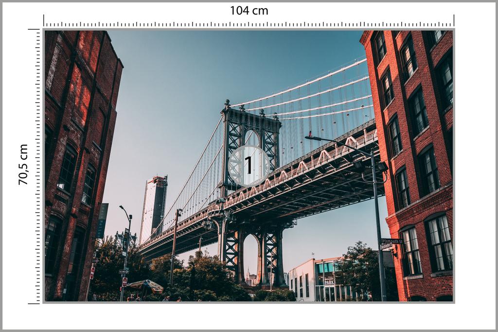 Photomural Bridge Structural Vinyl 104x70.5