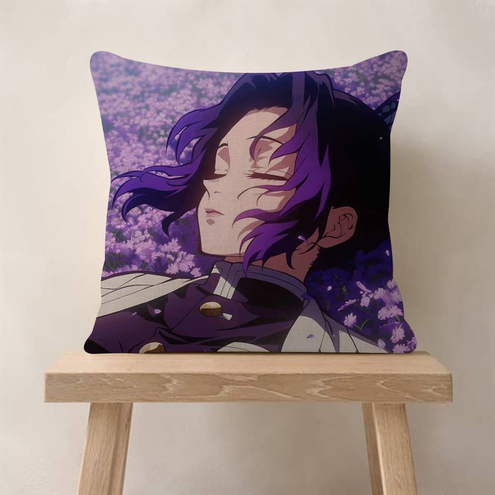 Cute KKocho ANIME Shinobu  Pillow Gift Home Office Decoration Pillow Bedroom Sofa Car Cushion CoverPillow Case