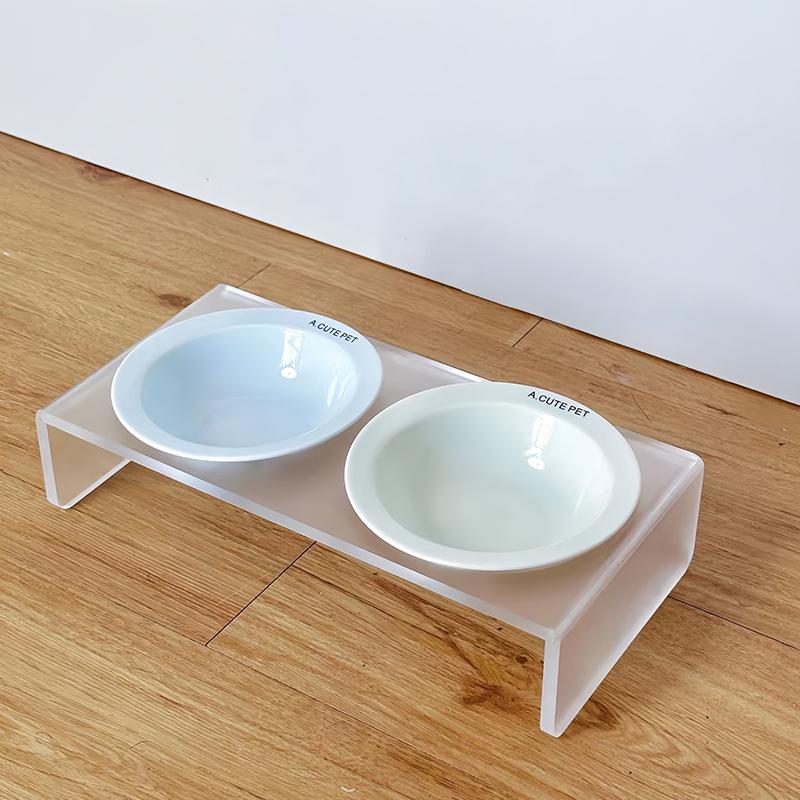 Ceramic Pet Cat Bowl Pet Drinking Water Feeding Bowl Ceramics Cat Food Dog Food Utensils Cat Dog Pet Supplies Accessories