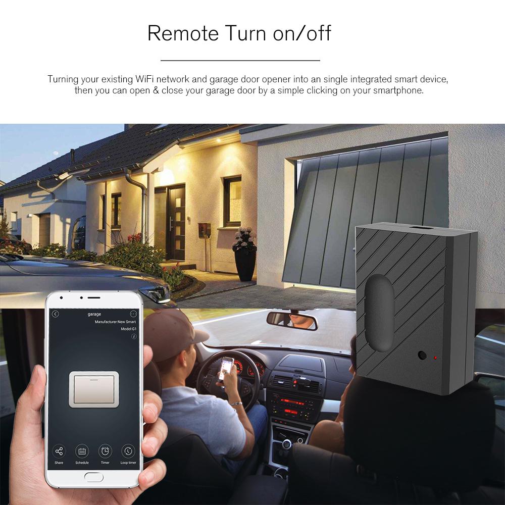 Control remoto inteligente wifi puerta de garaje control de voz historia