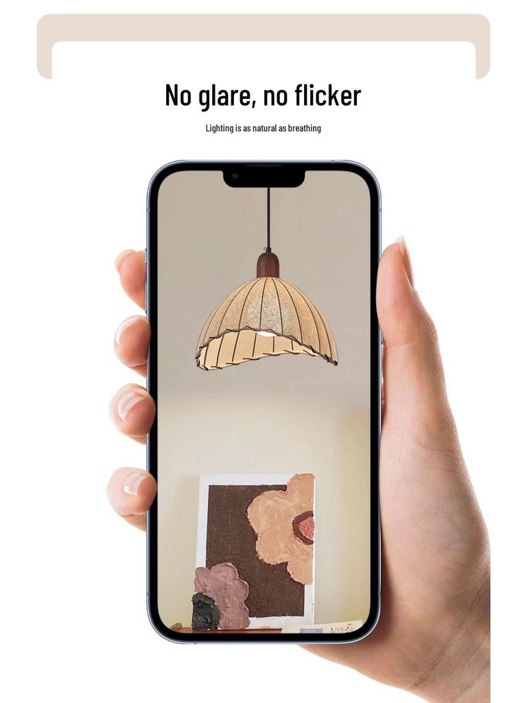 French Vintage Double Head Pendant Light - Retro Wabi-Sabi Style for Dining, Bedroom, or Study