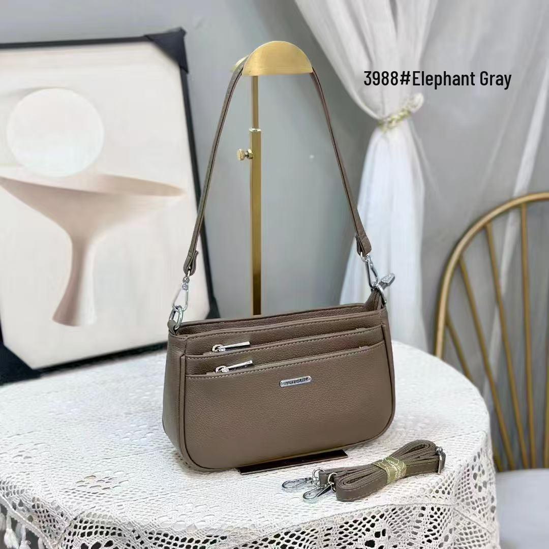 Женская универсальная многослойная классическая маленькая квадратная сумка кроссбоди на плечо (Издание 2025 г.)