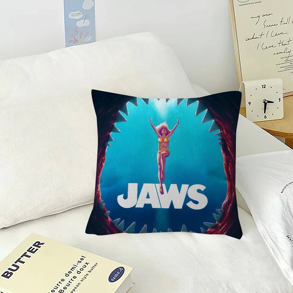 Classic Movie JJaws Decorative Room Aesthetics Pillow Case Home Decor Bedroom Sofa Bed Couch Pillow Cover x