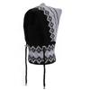 Integrated Warmth Knitted Beanie Hat Knitted Hooded Cap Cute Winter Hat with Scarf  Outdoor Sports