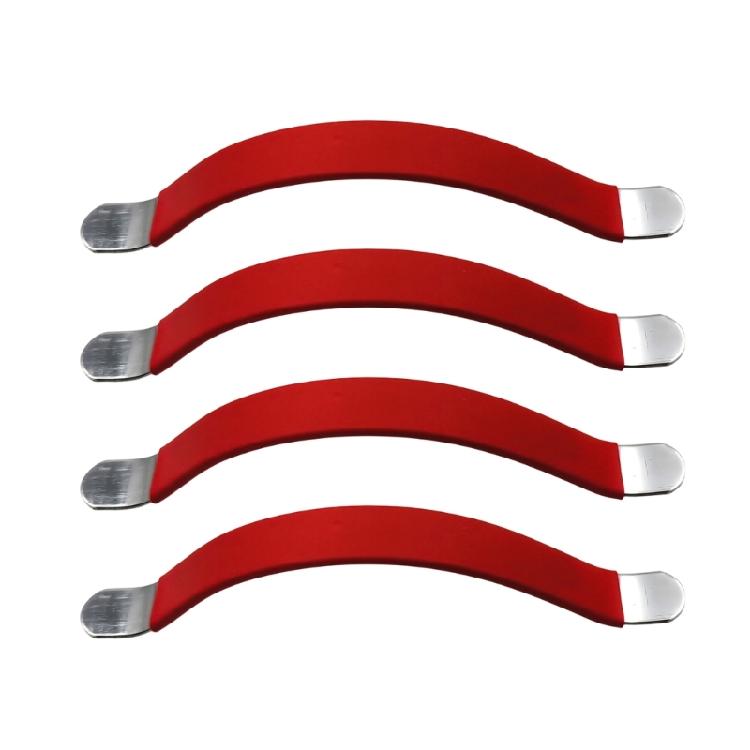 

4Pieces Heavy Type Guitar Repair Instrument String Detacher Metal Texture for Stable Performances During Adjustments червоний