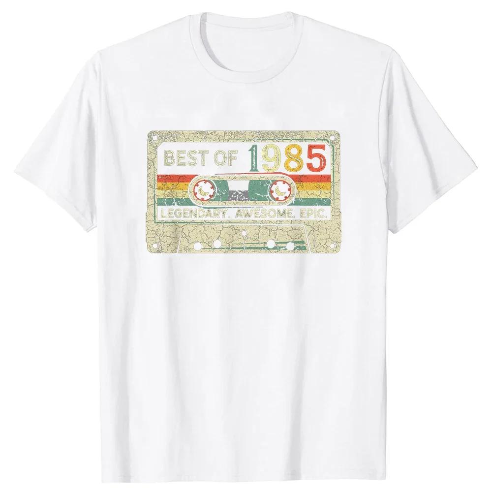 Funny Birthday Gift Vintage Made In 1985 39th Birthday 39 Years Old T Shirts Summer Graphic Streetwear Short Sleeve T-shirt Men