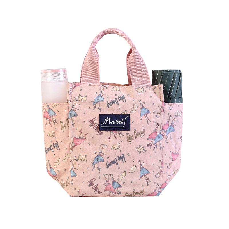 Reißverschluss Bento Lunch Handtasche - Oxford Stoff Mama Tasche