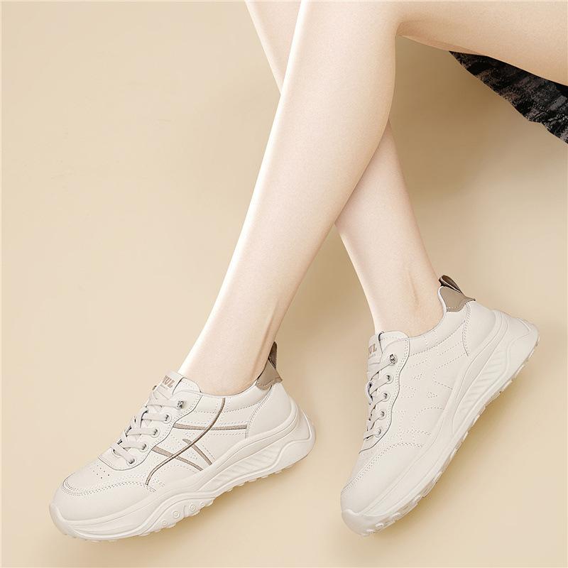 Casual white sneakers women's new soft-soled not tired feet new little white shoes lightweight non-slip trendy women's shoes