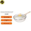 Internet-Famous Big White Non-stick Wok 32cm