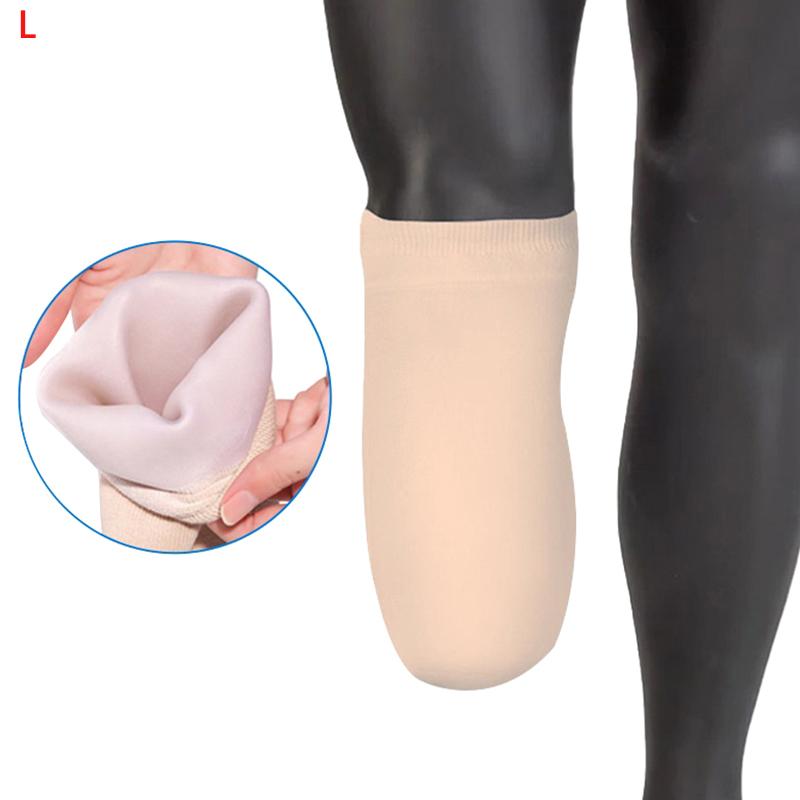 Verdickter medizinischer Gel-Prothesenstrumpf, atmungsaktiv, elastisch, schweißabsorbierend, weich, Stumpfschutz für Amputierte, Wadenstulpe, abriebfest