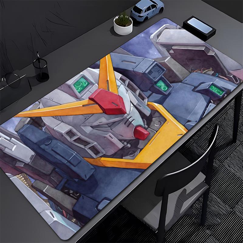 Mechanical Warrior Gundam Mk II Mouse Pad Big Anti-Slip Rubber Gaming MousePad Desk Pad for Office and Gaming PC Anime Mousepad