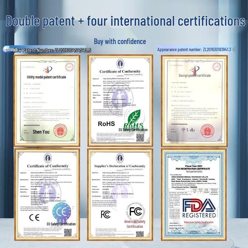 Hezheng Wireless Electric Pulse Neck Massager