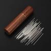 Home SelfThreadingNeedle 30Pcs Side Hole Blind Sewing Needles Stainless Steel Elderly Needles Hand Sewing Stitching Pin