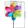 Colorful Glitter Insect Double-Layer Pinwheel Outdoor Toys