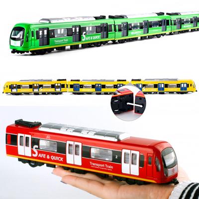 Velký simulační model vlaku ze slitiny pro děti, děti, chlapci, děti, děti, hračka, dárek, B071