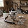 For Mountfield ST120 Carburetor Kit 118551489/0 Engine Replacement Includes Gasket Set Fuel Line and Clamp Hardware