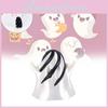 Creative White Halloween Ghost Figurine Stress Relief Toy For Kids And Decoration