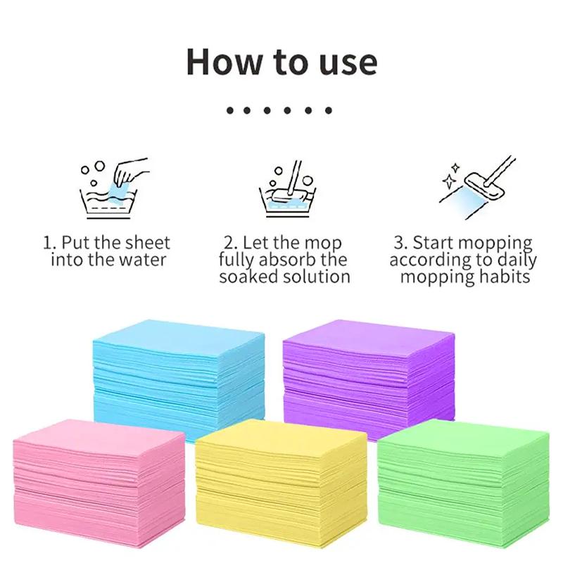 1Bag Floor Cleaning Tablets Household Clean Tool Effect Water Soluble Multifunctional Hygiene Cleaning Sheet Fragrant