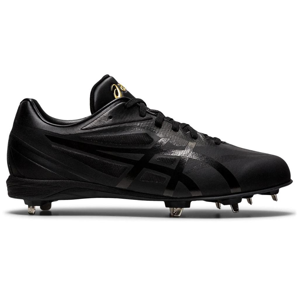 Baseball Metal GOLDSTAGE [Asics] Spikes, Fittings, MA, Black/Black, 25.5 cm, 3.5E