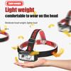 Sensor LED Headlamp Portable Red COB Camping Fishing Headlight USB Rechargeable Hat Helmet Head Flashlight Outdoor 18650 Lantern