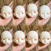 1 Pieces 16 Doll‘s Head No Makeup Mjd Doll Accessories with Changeable Eyes Dress Up Toys