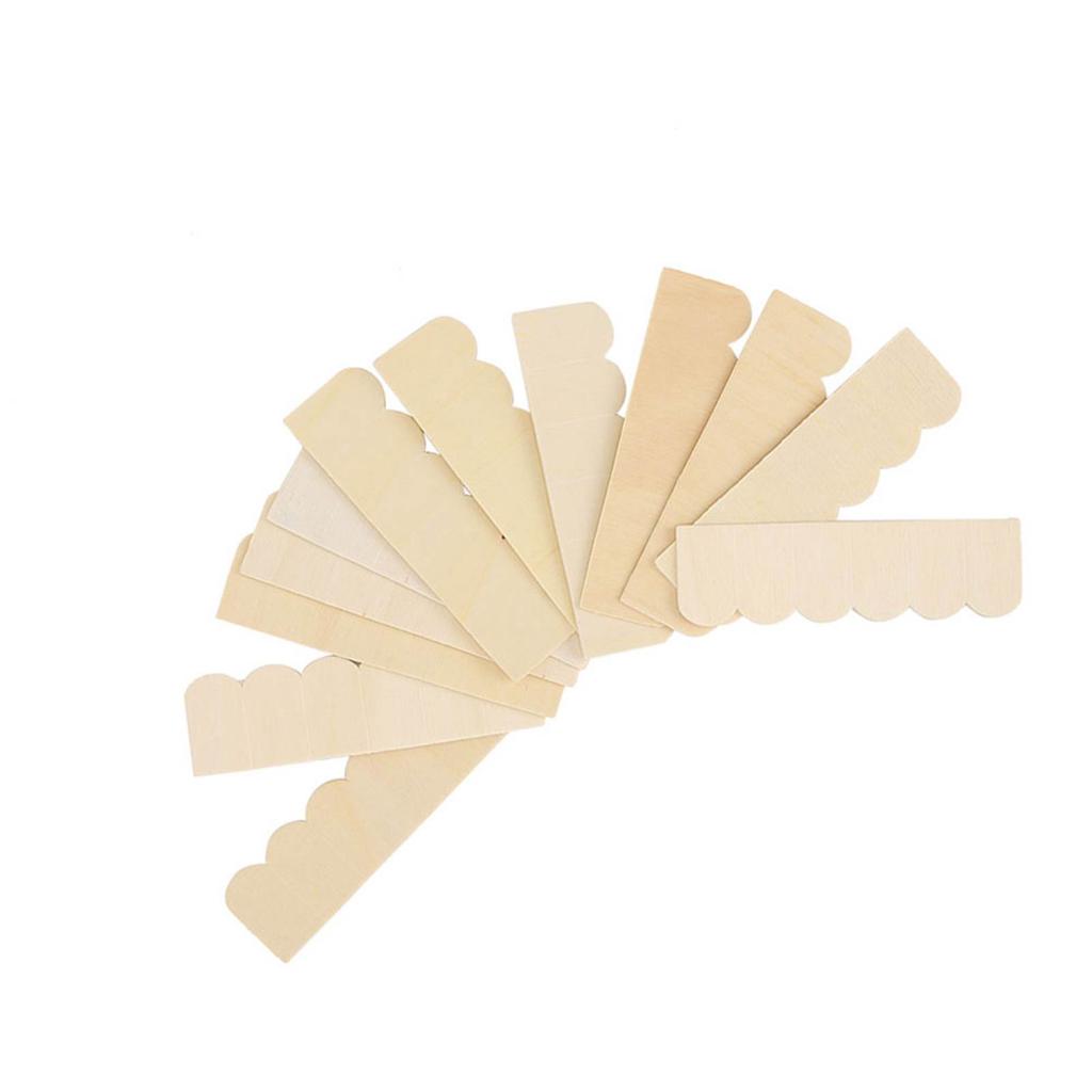   1Celsius12 Dollhouse Accessories   Wood Decoration Roof Tile Building Model Accessory