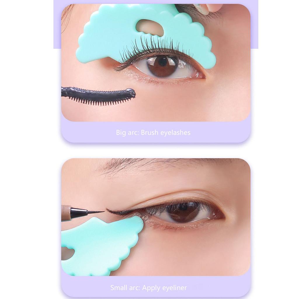 Eyelash Mascara Applicator Baffle Prevent Smudging Silicone Eyeliner Eye Makeup Shield