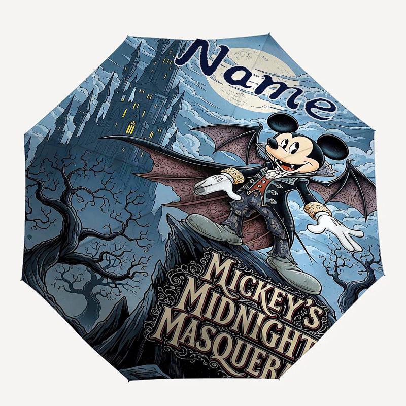 

1pc Mickey s Midnight Masquerade custom umbrella Automatic Open/Close, 8-Rib Durable Frame Customizable Name/Text, Portable & Stylish for , 1030L