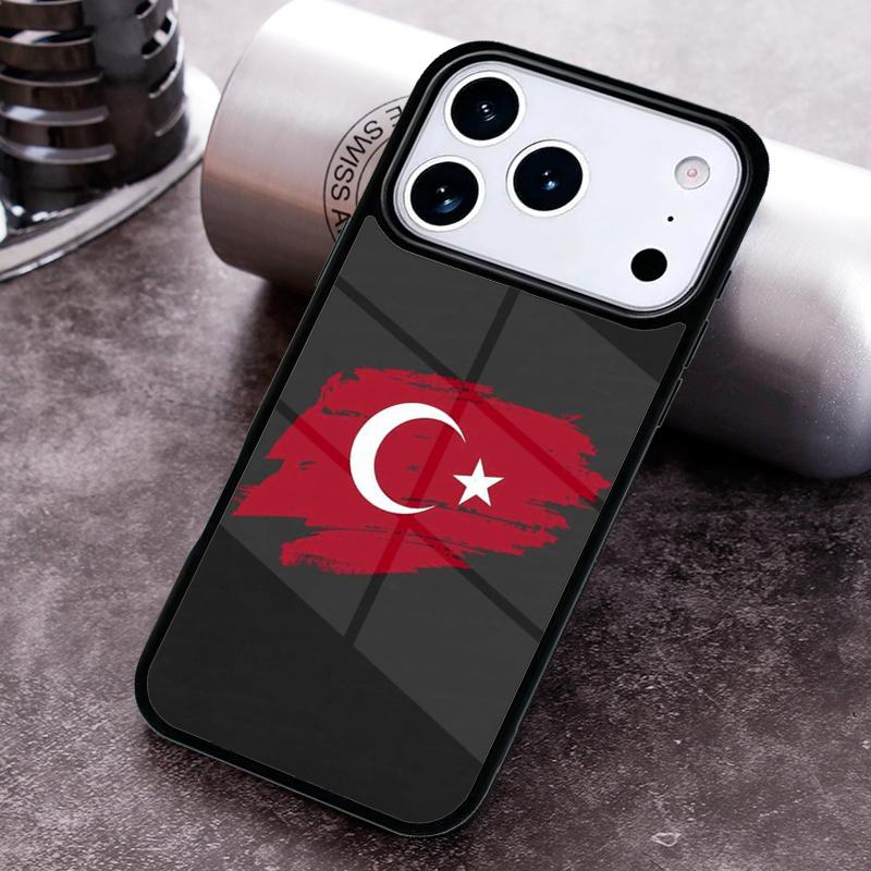 Turkey Turkish Flag_4 Phone Case For iPhone 17,16e,15,14,13,12,11,Mini,Pro,MAX soft Silicone Cover