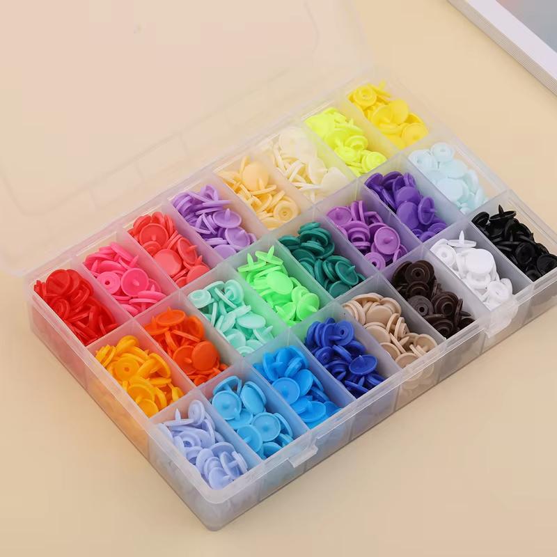 Fenrry 85/150/170/360Sets T5 Plastic Snap Button Fastener Snaps Pliers Sewing Tool Kit Press Machine Resin Garment Accessories