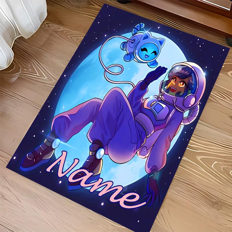 Tappeto Personalizzato con Stampa Aphmau - Morbido, Lavabile, Antiscivolo, per Interni, Tappeto Decorativo per Soggiorno, Casa e Ufficio