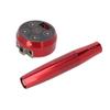 Rotary Tattoo Pen Kit Power Supply Foot Pedal Liner Shader Complete Tattoo Machine Kit Red 100‑240V