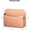 Car Door Organizer, PU Leather Storage Pouch With Strong Sticky Back For Phone, Keys - Fits Car Seat Side Pocket & Console Gap, Universal Car