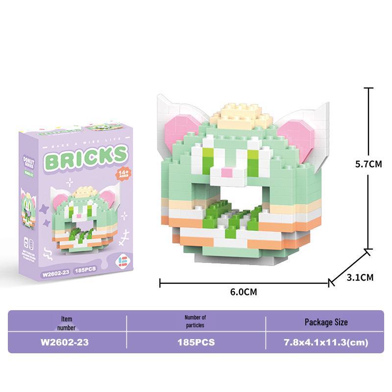 Lele Brothers Micro Building Blocks - Educational Small Animal Sets for Kids, Compatible with Lego, Boys' Toy Gifts