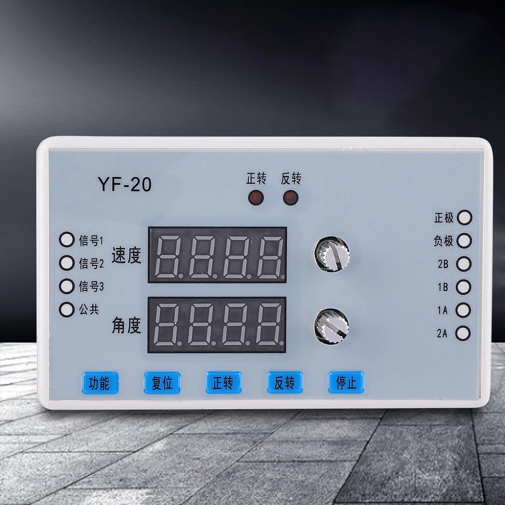 730V DC Digital Display Stegmotor Hastighetsregulator Guvernör Drivrutin Kontrollmodul