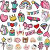 Candy Ice Cream Embroidery Cloth Sticker Rainbow Pony Patch Sticker Cute Little Rabbit Computer Embroidery Label Bag Decoration