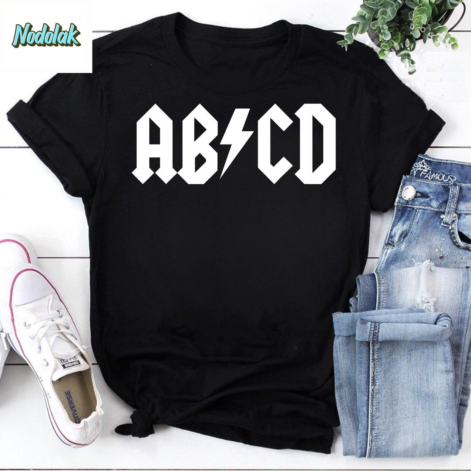 ABCD Vintage T-Shirt, Alphabet Shirt, Back To School Shirt, Alphabet For School Shirt 3XL