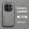 KEYSION Luxury Retro PU Leather Phone Case for Redmi Note 15 Pro + 5G Silicone+PC Shockproof Phone Cover for Redmi Note 15 4G 5G