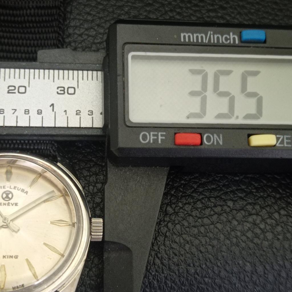 HAND-WINDING VINTAGE FAVRE LEUBA SEA KING SWISS MENS WATCH a703756-1 R213e-a703756