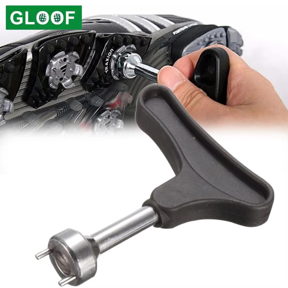 Golf Shoe Spikes Replacement Tool - Spike Pin Turning and