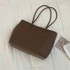 Retro large-capacity bag women's 2024 new trendy Korean versatile tote bag large-capacity shoulder commuter bag
