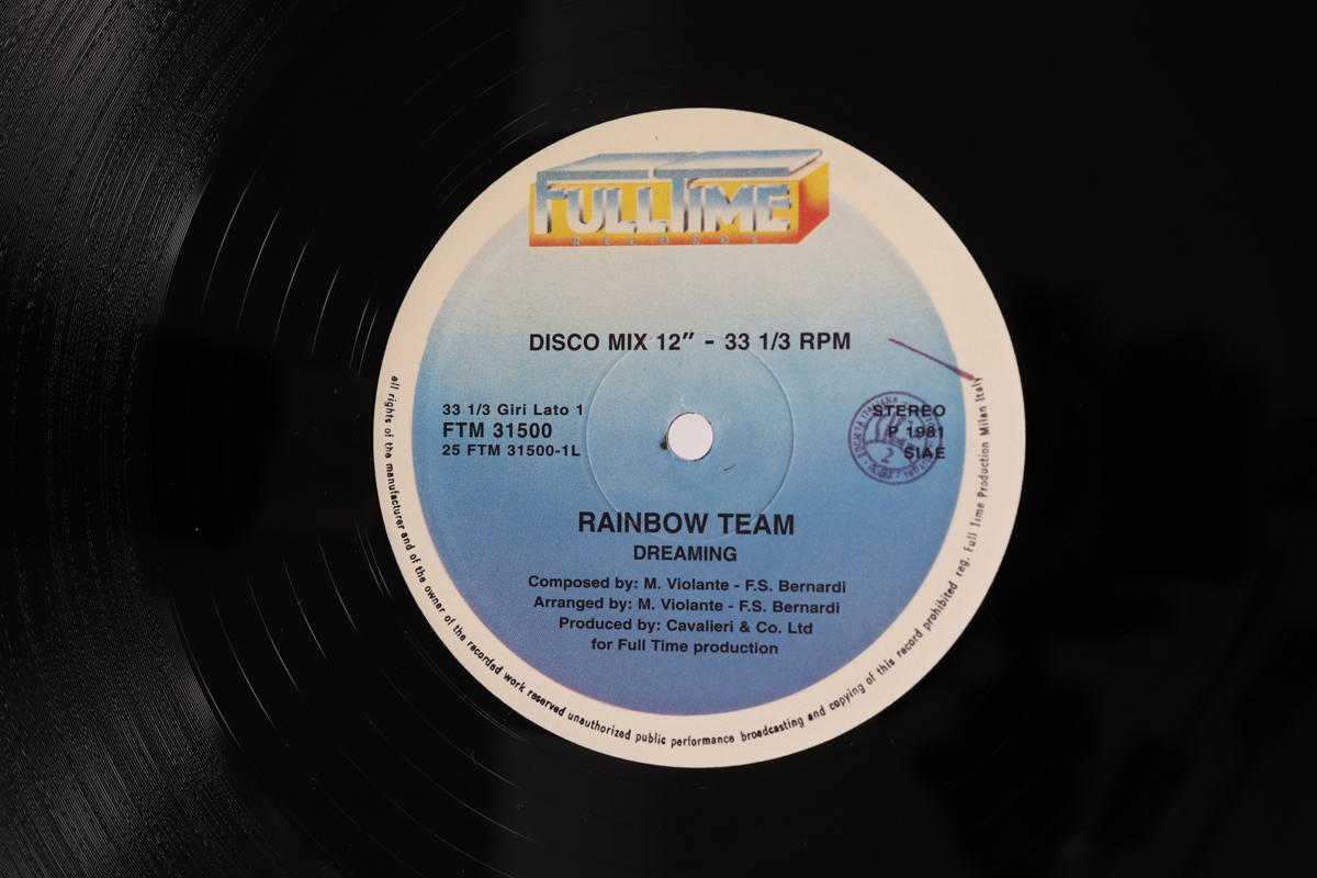 

12inch Record RAINBOW TEAM Dreaming Let Your Body ... FTM31500 FULL TIME Italy SoulFunk Used