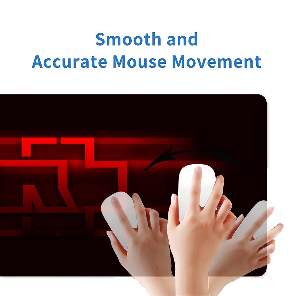 Symbol Large Gaming Mouse Pad Nonslip Rubber Base Waterproof Desk Mat For Office Pc Laptop