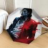 1 Stück Michael Jackson Automatischer Faltregenschirm, Tragbares faltbares Design, Lässiges Outdoor-Accessoire L1202014