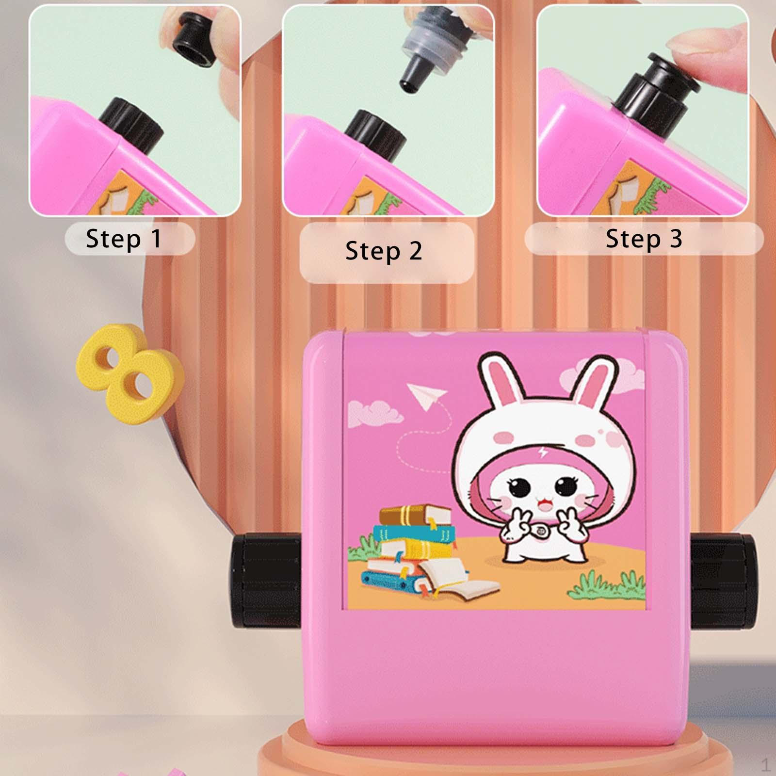 Addition and Subtraction Math Stamp, Rolling Digital Teaching Number Educational Toy Learning Subtraction