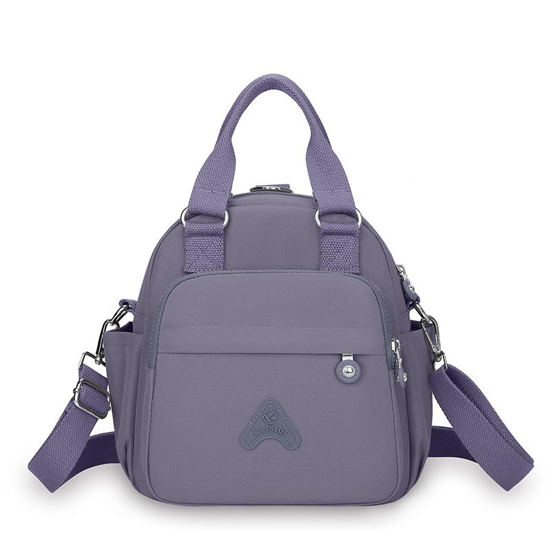 

Women s Backpack Multi-Functional Shoulder Crossbody Bag Water-Repellent Nylon Handbag темно-серого