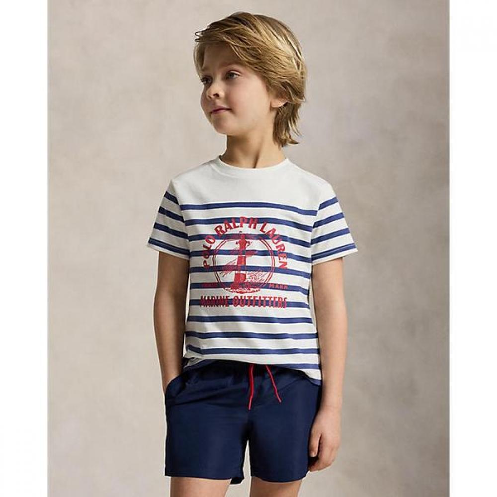 

Polo Ralph Lauren Boys Cotton Jersey Graphic Tee 2 7yrs Cwpotshb8021252100 2