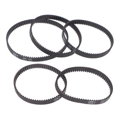 Cinghia di trasmissione 2 pezzi 2Gt/2M perimetro 140 142 150 160 180 mm larghezza 6 mm trasportatore sincrono pezzo di ricambio per aspirapolvere