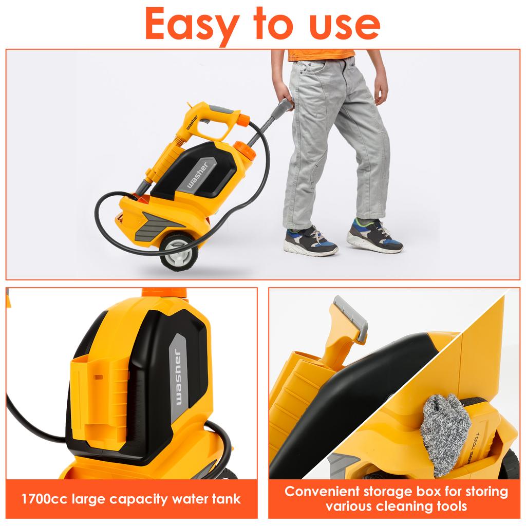 Kind Autowaschanlage Spielzeug Kleinkind Auto Putzspielzeug Kind Auto Wasserwaschanlage Reinigungsspielzeug Kinder Auto Putzspielzeug Rollenspielzeug mit