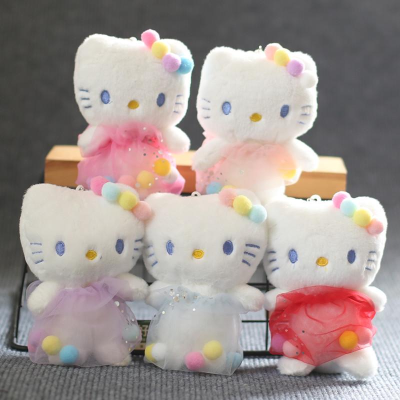 Adorable Plush Hello Kitty Cat Doll Perfect Wedding Gift Cute Soft Toy For Girls
